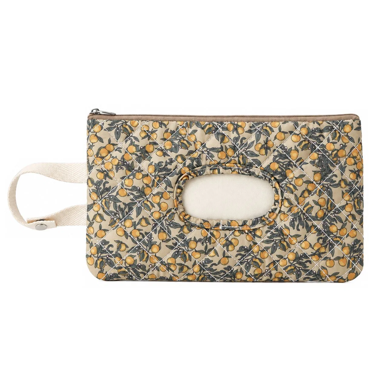 Custom Reusable Polyester Wet Wipe Packaging Bag with Zipper for Travel and Cosmetics