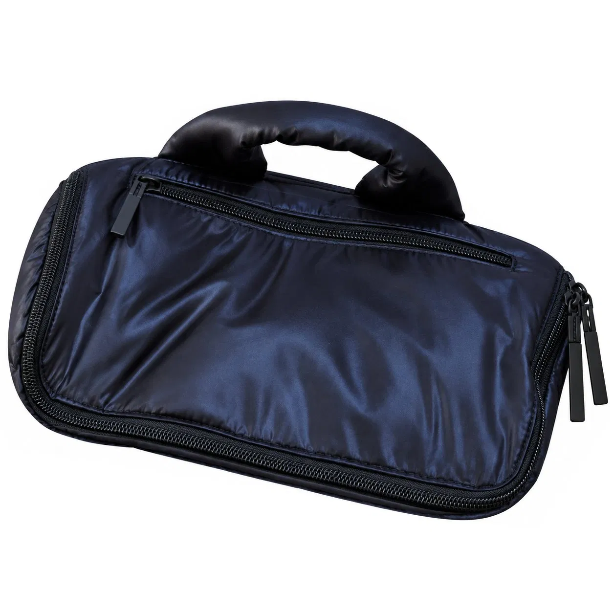 Custom Nylon Convertible Diaper Backpack with Wide Open Metal Zipper and Insulated Bottle Pockets