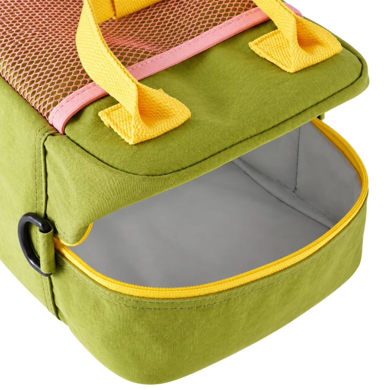 Custom Canvas Insulated Lunch Tote with Adjustable Strap and PEVA Lining for Adults and Kids