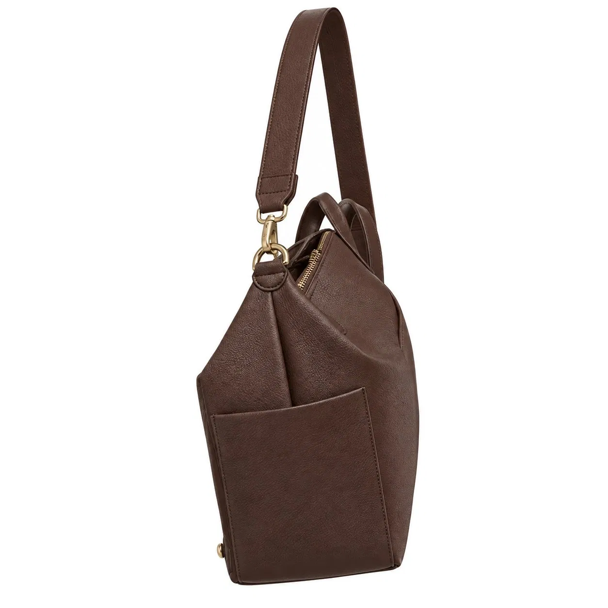 Custom PU Convertible Diaper Backpack and Tote with Shoulder and Stroller Straps for Travel