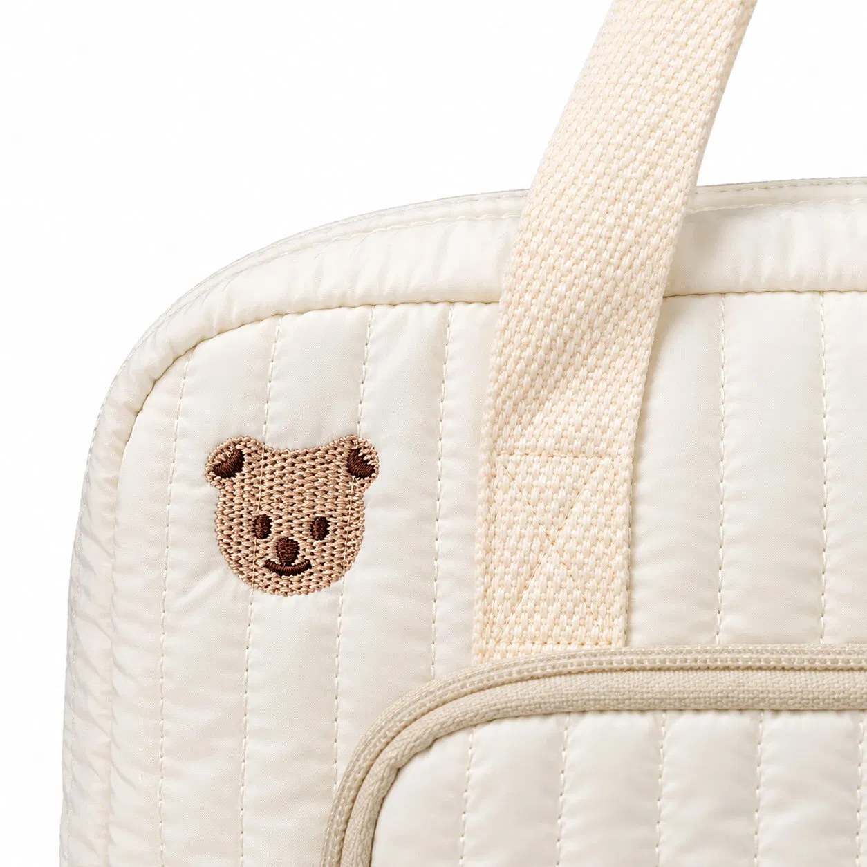 Custom Quilted Diaper Shoulder Bag and Baby Hospital Organizer for Travel and Daily Care