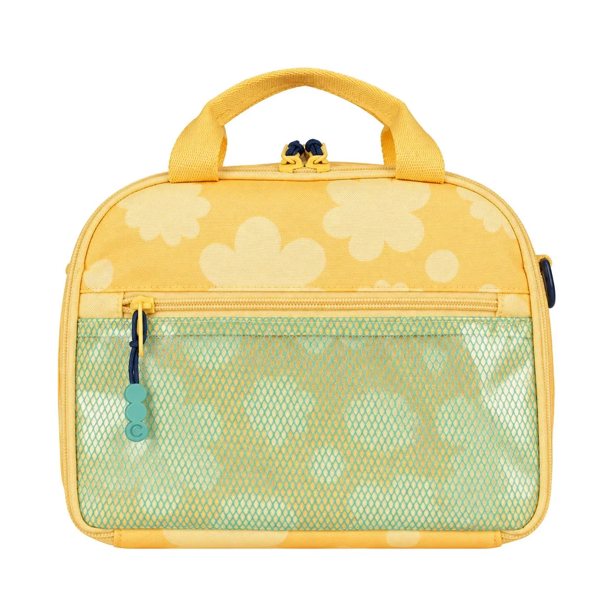 Custom Kids Insulated Canvas Lunch Tote with Name Tag Pocket and PEVA Lining for School Meals