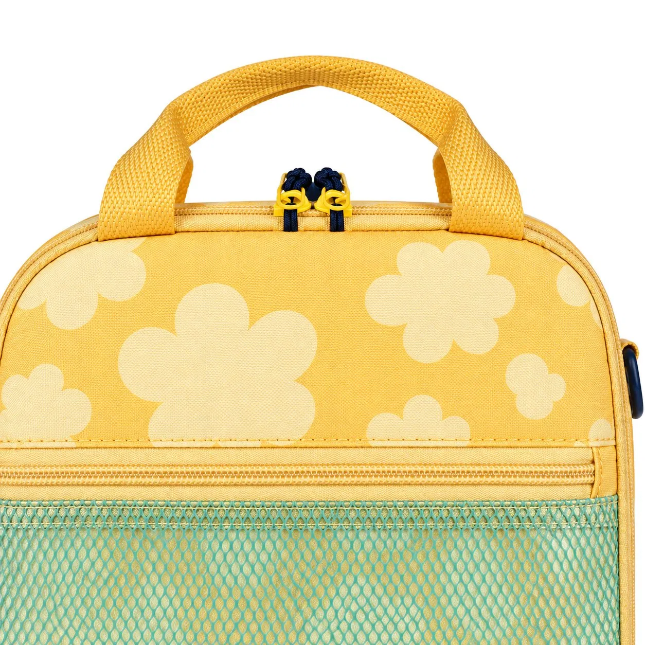 Custom Kids Insulated Canvas Lunch Tote with Name Tag Pocket and PEVA Lining for School Meals