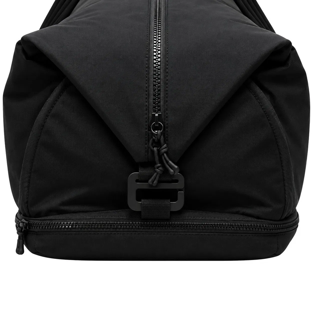 Custom Polyester Gym Duffle Bag with Shoe Compartment and Adjustable Strap for Yoga and Travel