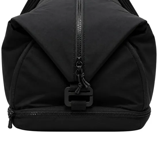 Custom Polyester Gym Duffle Bag with Shoe Compartment and Adjustable Strap for Yoga and Travel