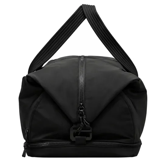 Custom Polyester Gym Duffle Bag with Shoe Compartment and Adjustable Strap for Yoga and Travel