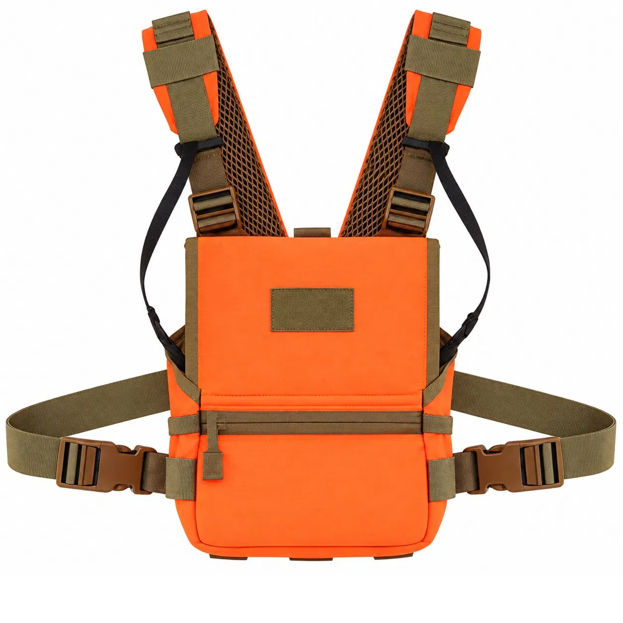 Custom Oxford Binocular Harness Chest Pack with Adjustable Straps and Rangefinder Pocket for Outdoor Use
