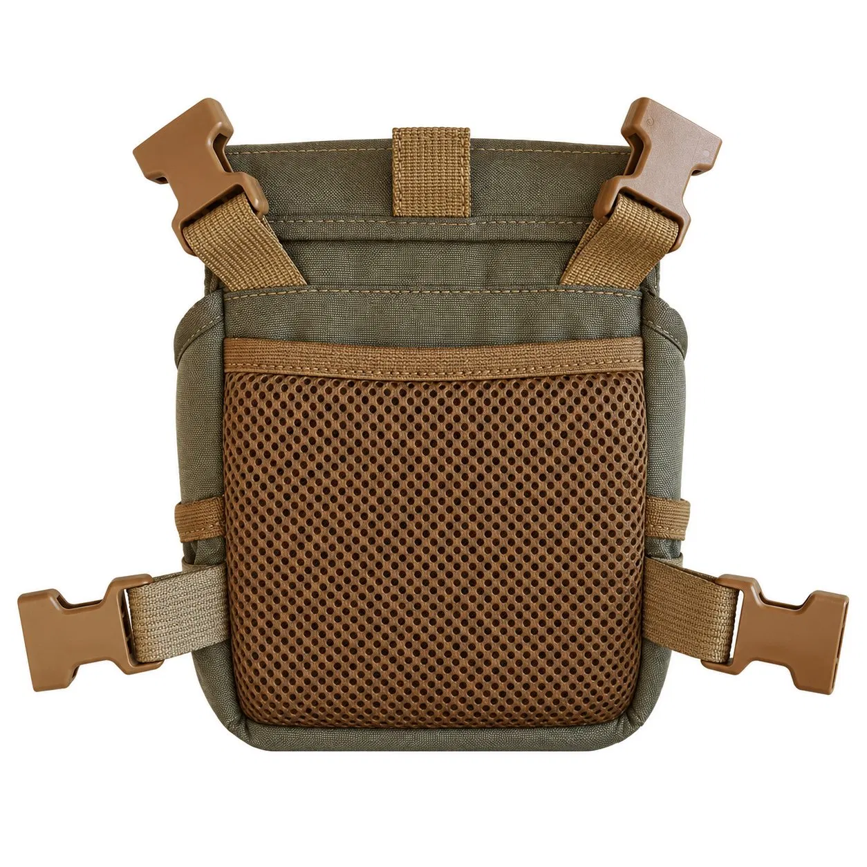 Custom Tactical Binocular Harness Chest Pack with Adjustable Straps and Side Pockets for Outdoor Use