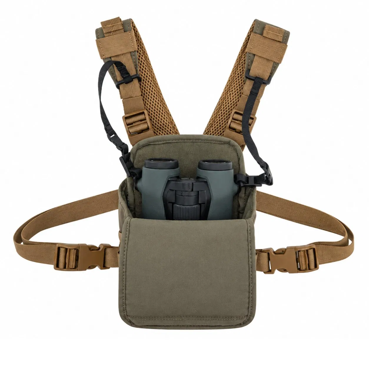 Custom Oxford Binocular Harness Chest Pack with Strap for Hiking Camping and Outdoor Optics Storage