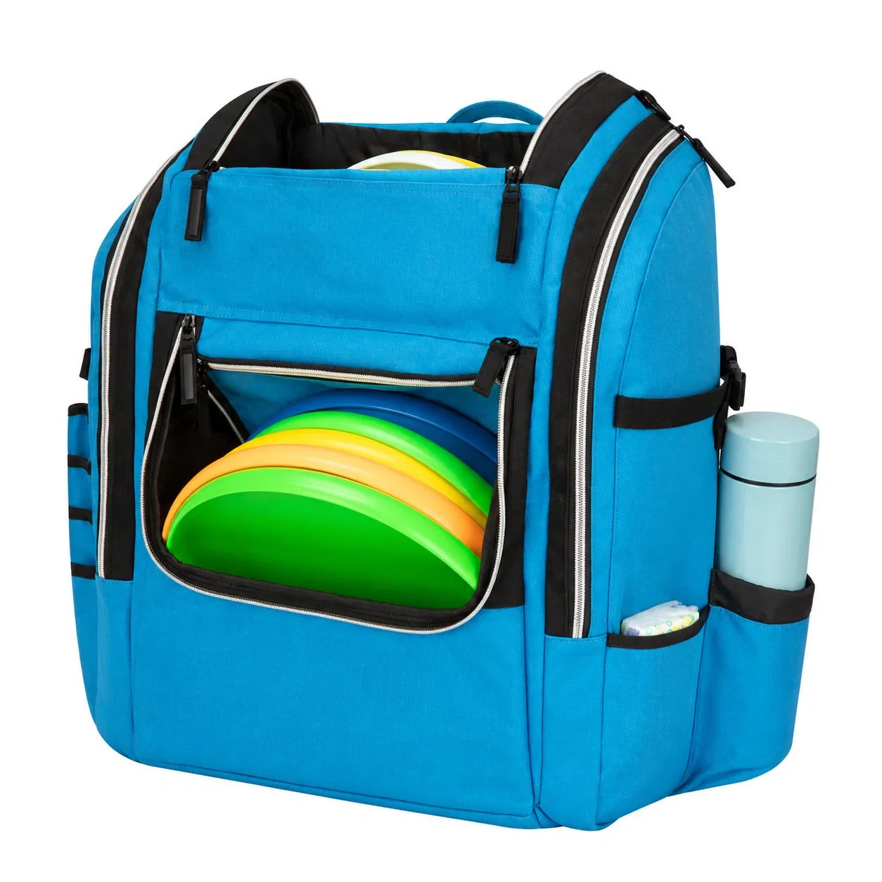 Custom Oxford Disc Golf Backpack with Interior Slot Pocket and Air Cushion Belt for Outdoor Gear