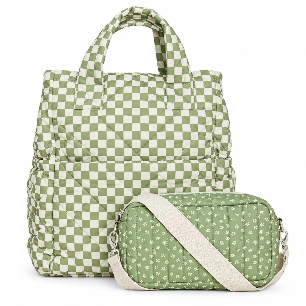 Custom Cotton Diaper Backpack and Tote for Travel and Daily Baby Care with Logo Branding