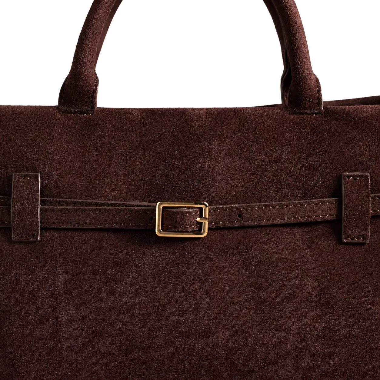 Custom Faux Suede Tote and Crossbody Shoulder Handbag with Adjustable Detachable Strap for Women