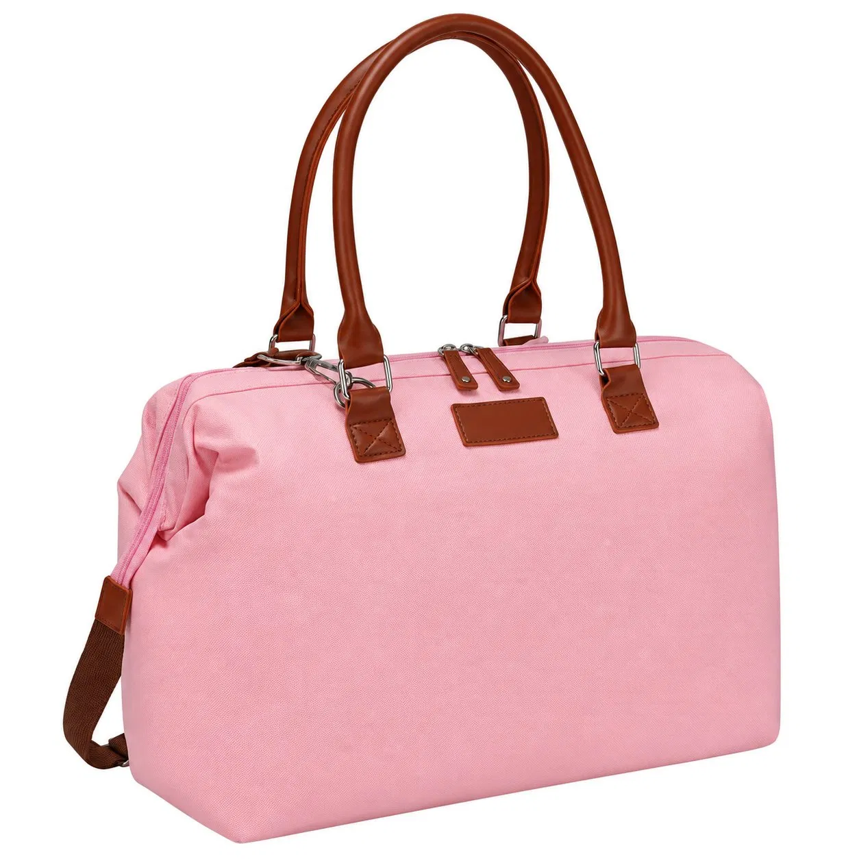 Custom Polyester Diaper Travel Tote with Large Capacity and Zipper for Daily Baby Care