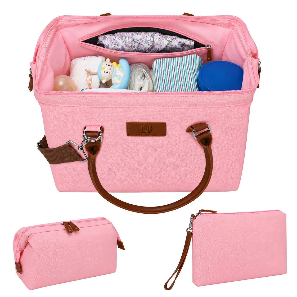 Custom Oxford Mommy Diaper Tote Bag Collection for Maternity Travel and Daily Baby Care