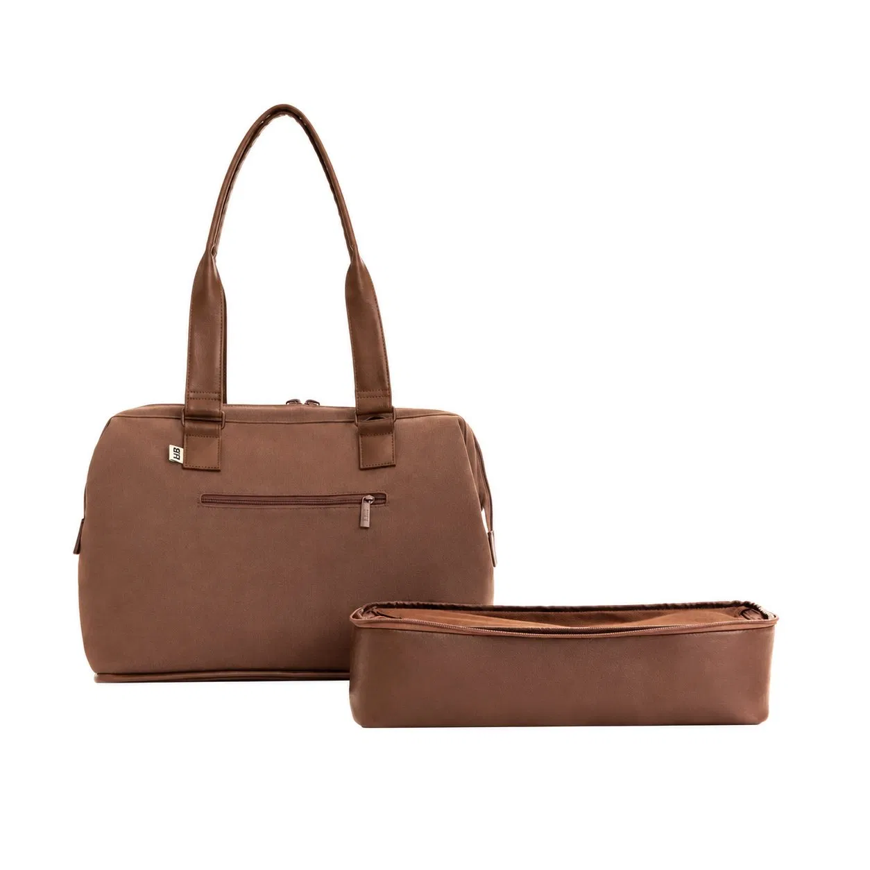 Custom Convertible Canvas Weekender Duffle with Removable Bottom Compartment and Padded Laptop Sleeve