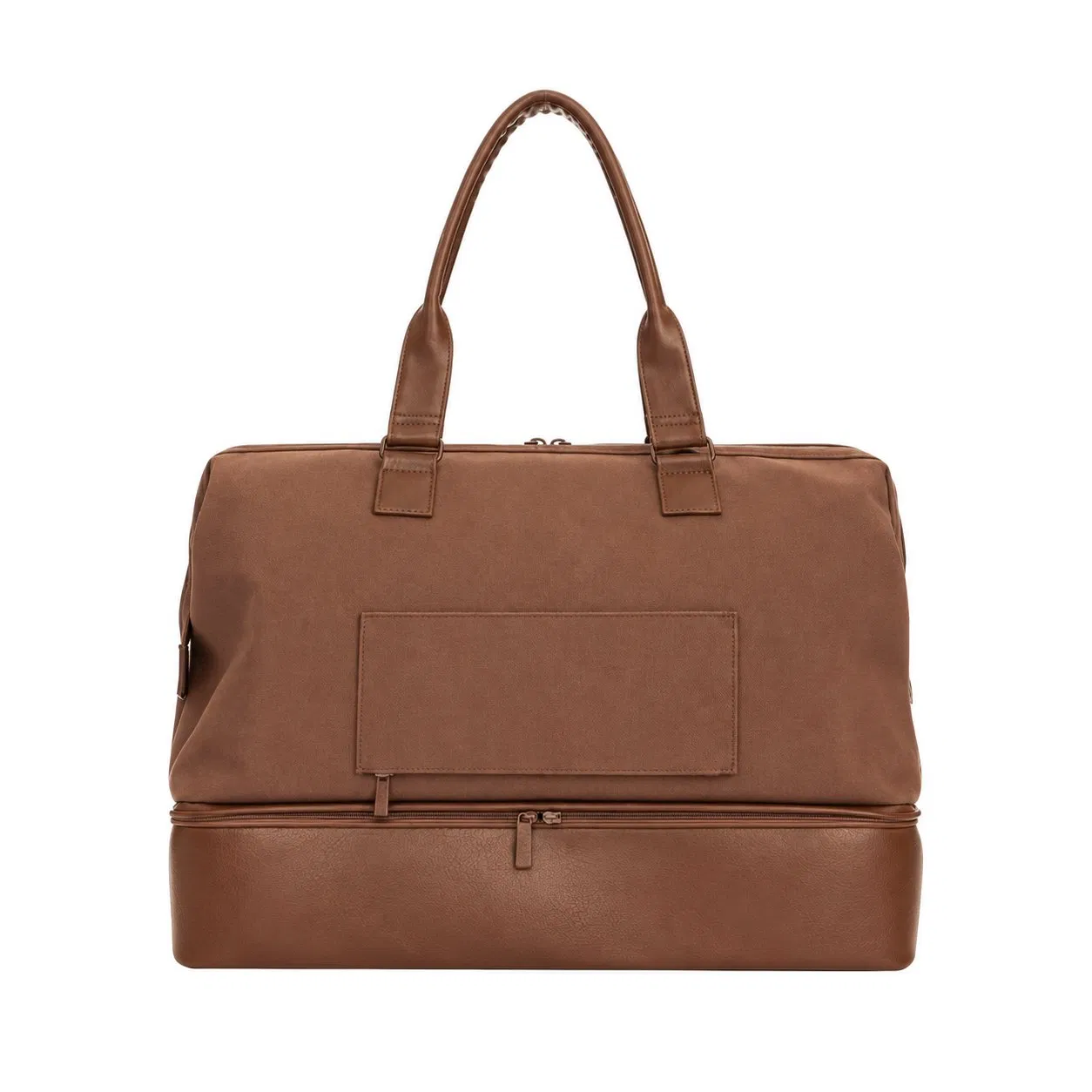 Custom Convertible Canvas Weekender Duffle with Removable Bottom Compartment and Padded Laptop Sleeve