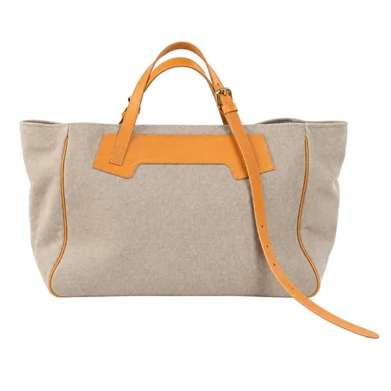 Custom Canvas Pet Carrier with Leather Handles Cotton Lining and Adjustable Straps for Small Pets