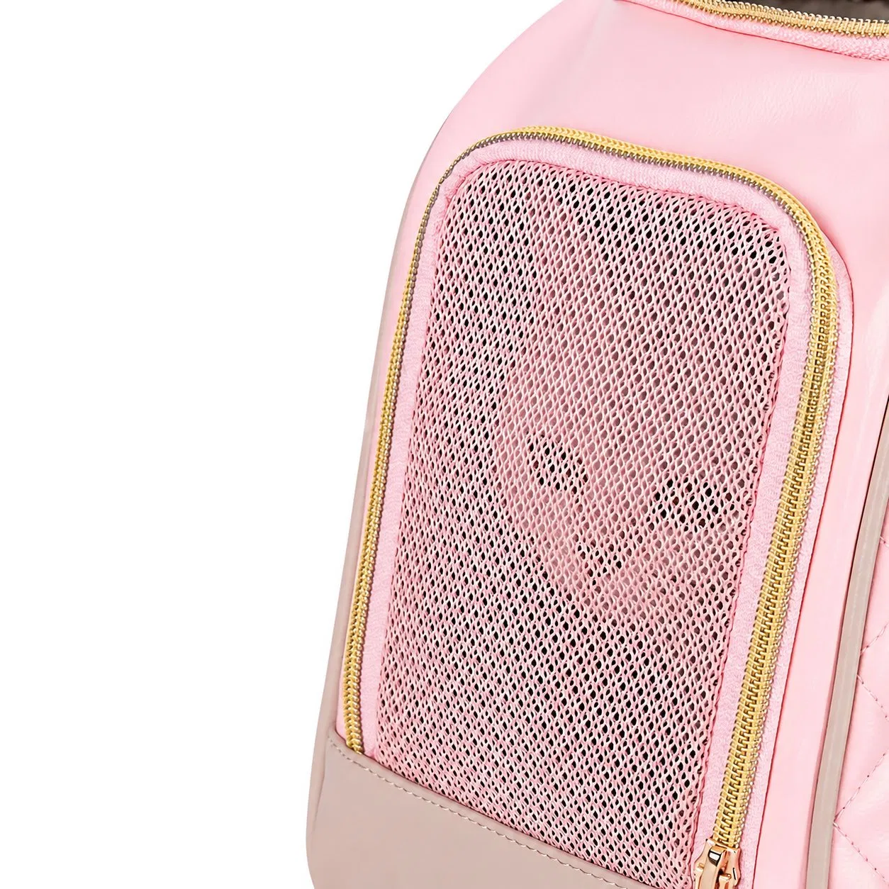 Custom Foldable Polyester Pet Carrier Handbag with Breathable Mesh Lining for Small Dogs and Cats