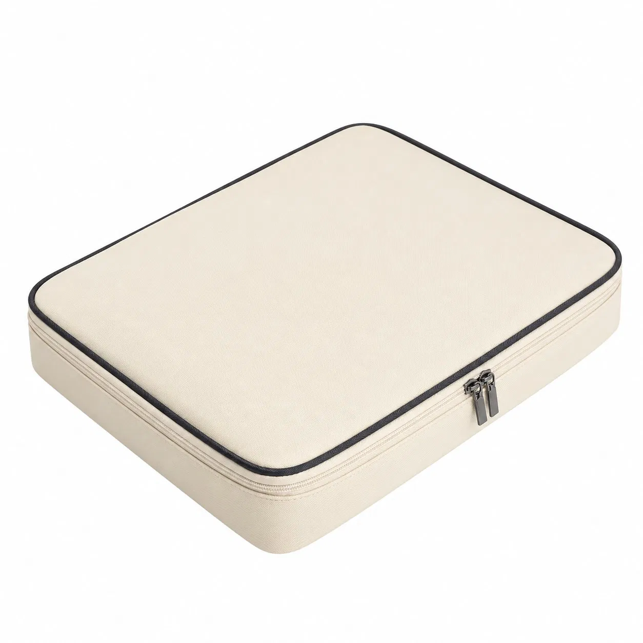 Custom Lightweight Three Piece Polyester Packing Cubes with Zipper for Travel Luggage Organization