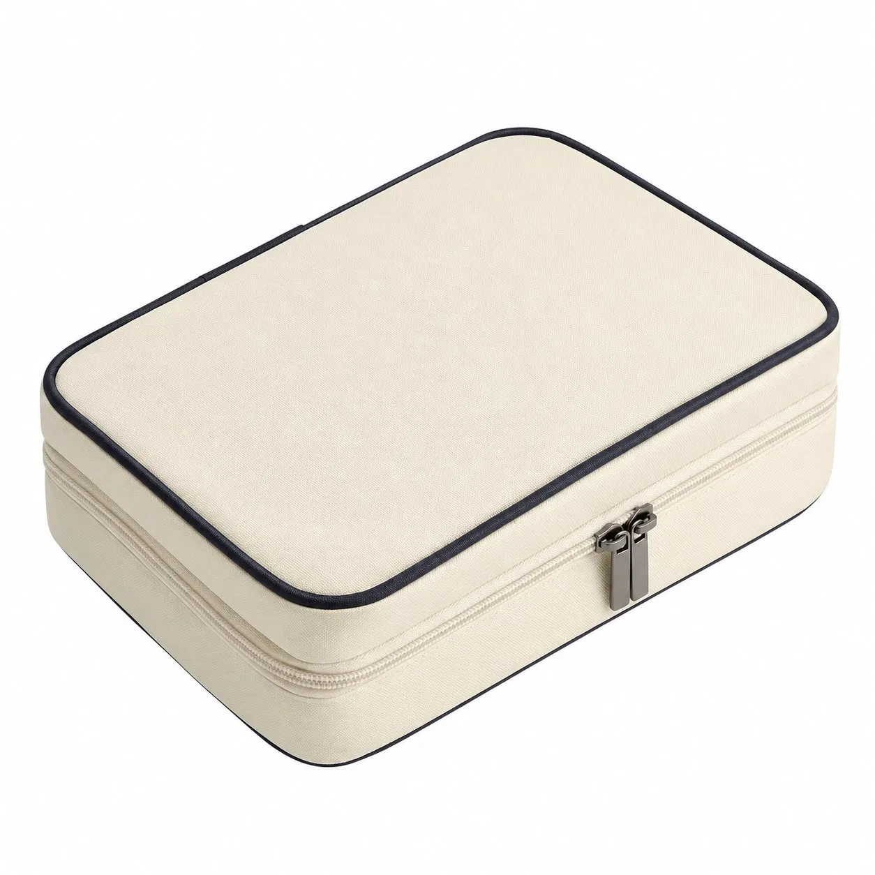 Custom Lightweight Three Piece Polyester Packing Cubes with Zipper for Travel Luggage Organization