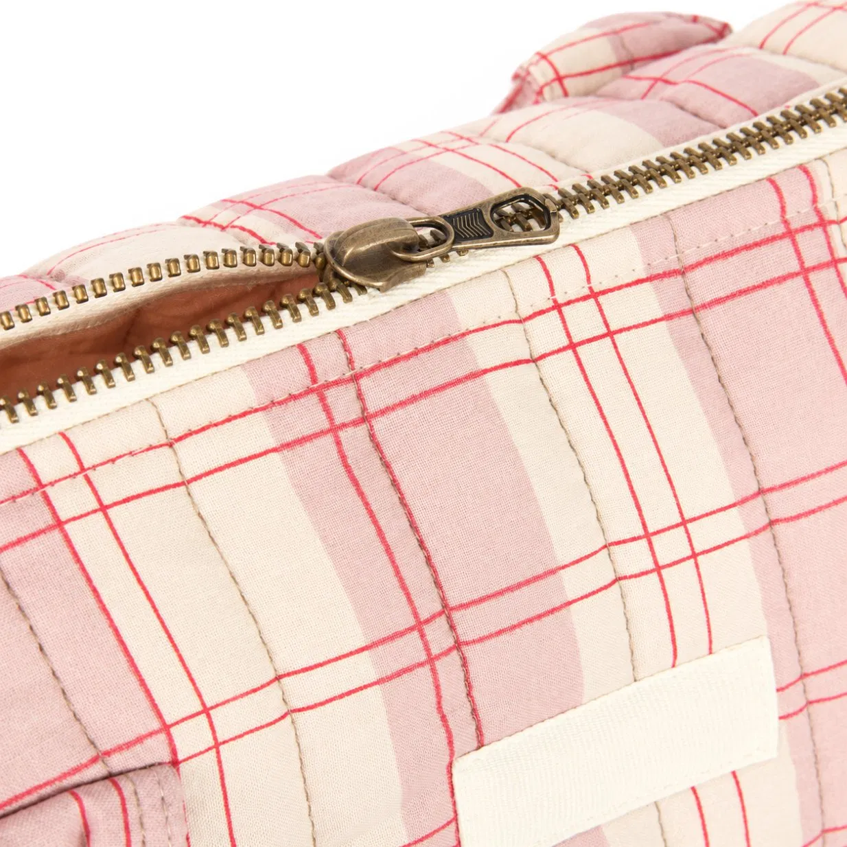 Custom Quilted Polyester Stroller Organizer with Removable Hook and Loop Straps for Baby Essentials