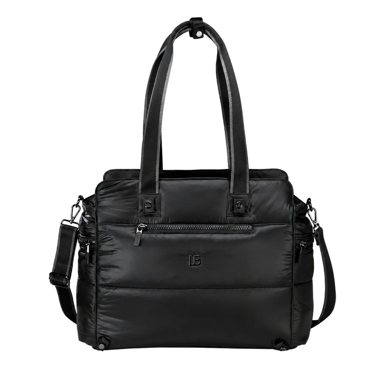 Custom Nylon Tennis and Pickleball Racket Tote with Detachable Sling and Adjustable Crossbody Strap