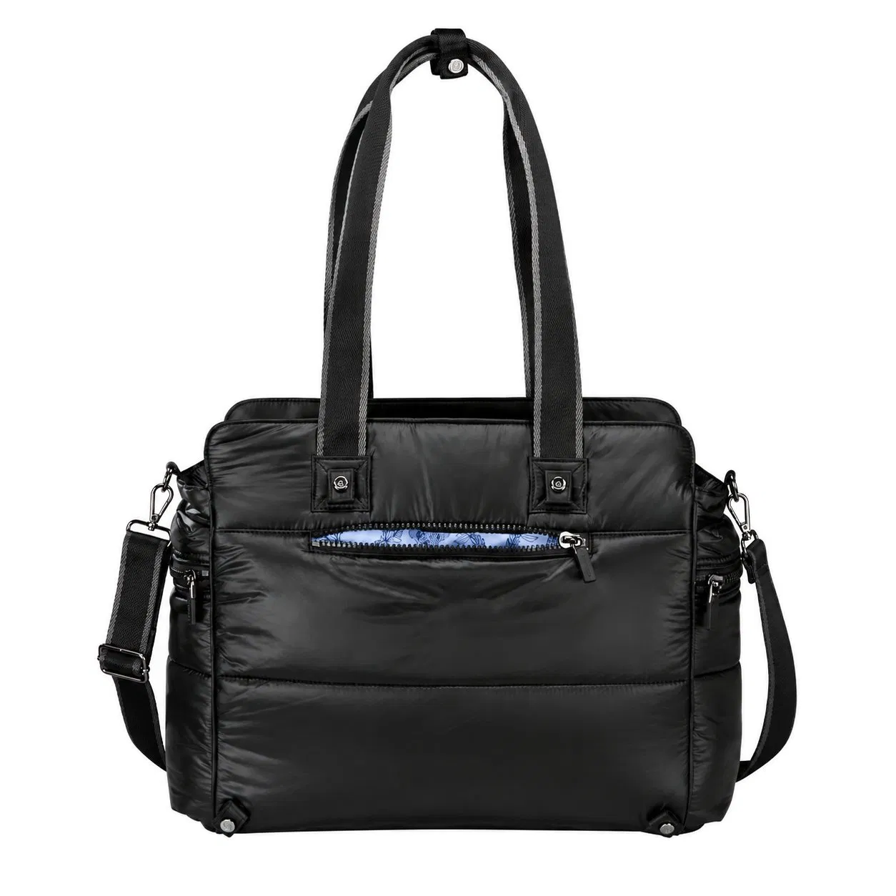 Custom Nylon Tennis and Pickleball Racket Tote with Detachable Sling and Adjustable Crossbody Strap