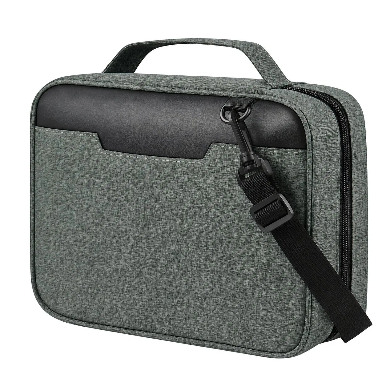 Custom Zippered Bible Book Cover Organizer for Daily Travel Storage with Portable Large Capacity Design