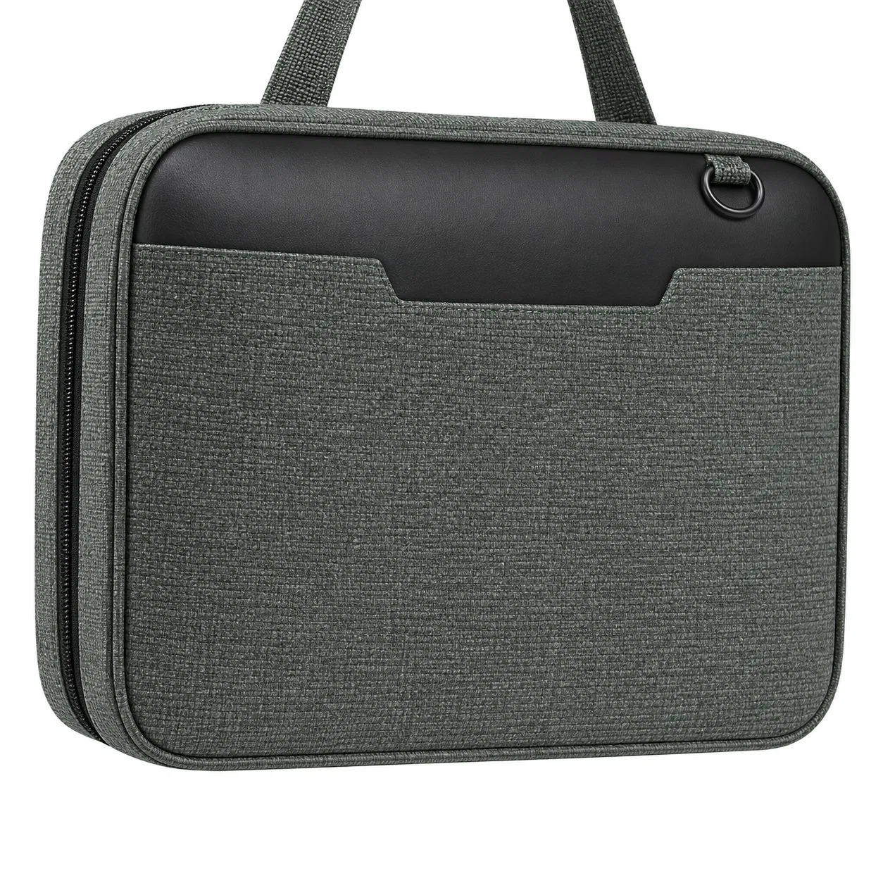 Custom Zippered Bible Book Cover Organizer for Daily Travel Storage with Portable Large Capacity Design