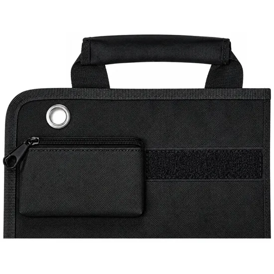Custom Foldable Oxford Roll Tool Bag with Zipper Pockets and Two Detachable Pouches for Mechanics