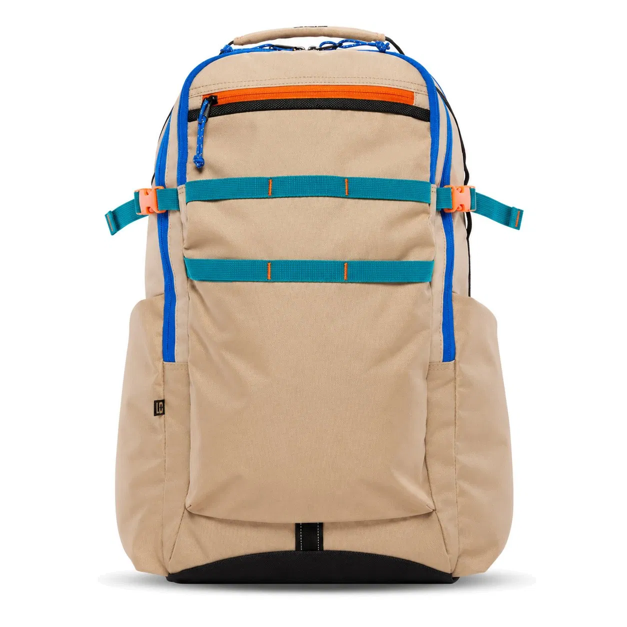 Custom 25L School Travel Backpack with 17 Inch Laptop Pocket Modular Webbing and Luggage Sleeve