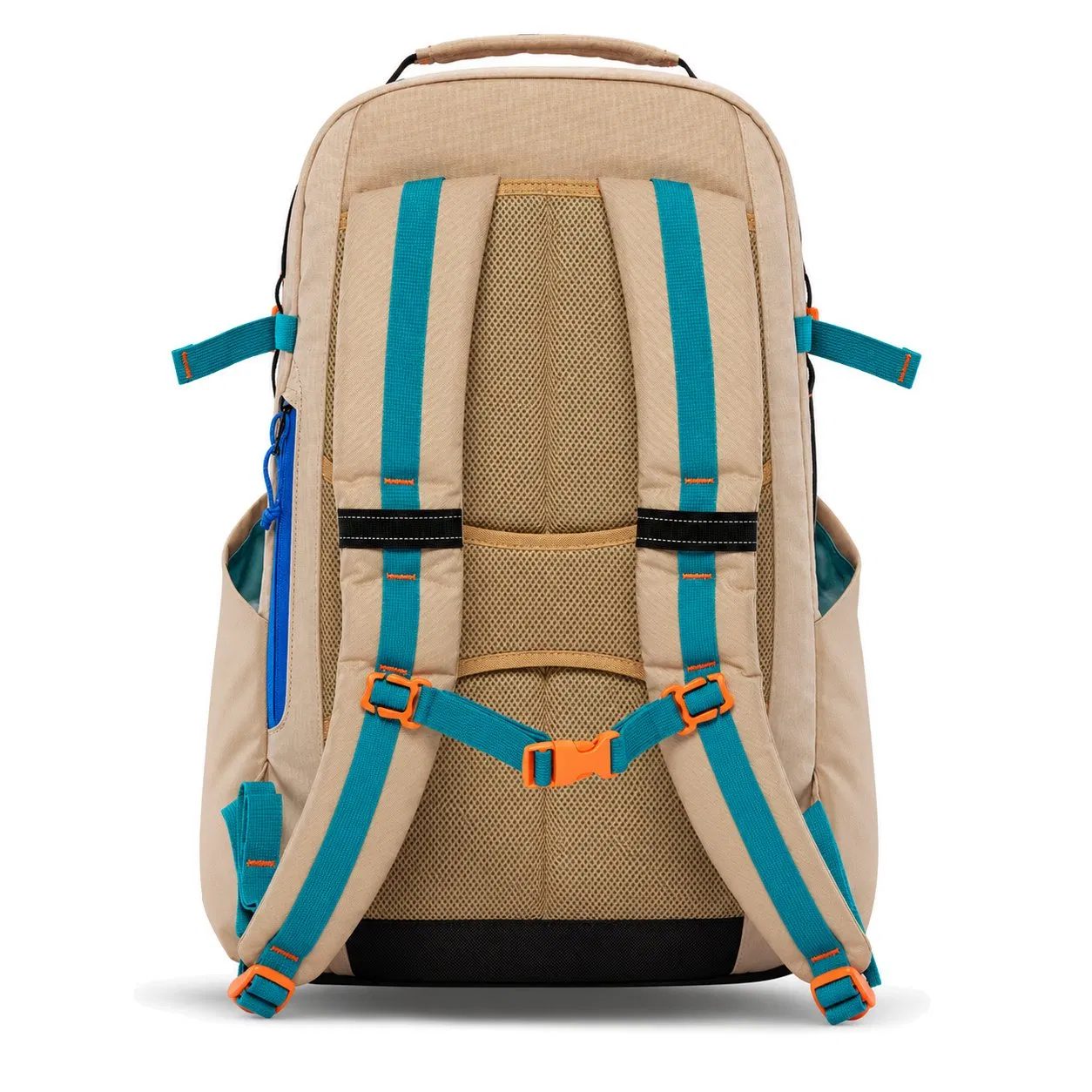 Custom 25L School Travel Backpack with 17 Inch Laptop Pocket Modular Webbing and Luggage Sleeve