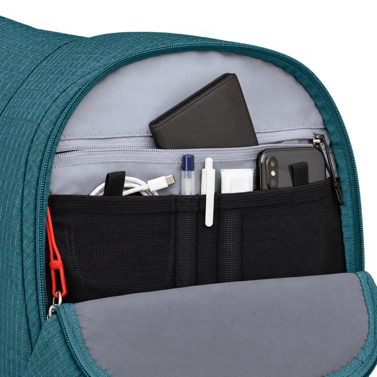Custom 20L Nylon Hiking Travel Backpack with 14 Inch Laptop Sleeve and Ventilated Back Panel