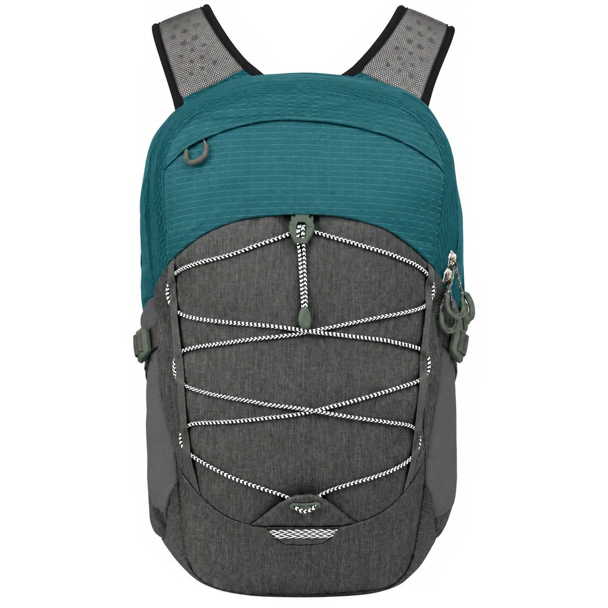 Custom 20L Nylon Hiking Travel Backpack with 14 Inch Laptop Sleeve and Ventilated Back Panel