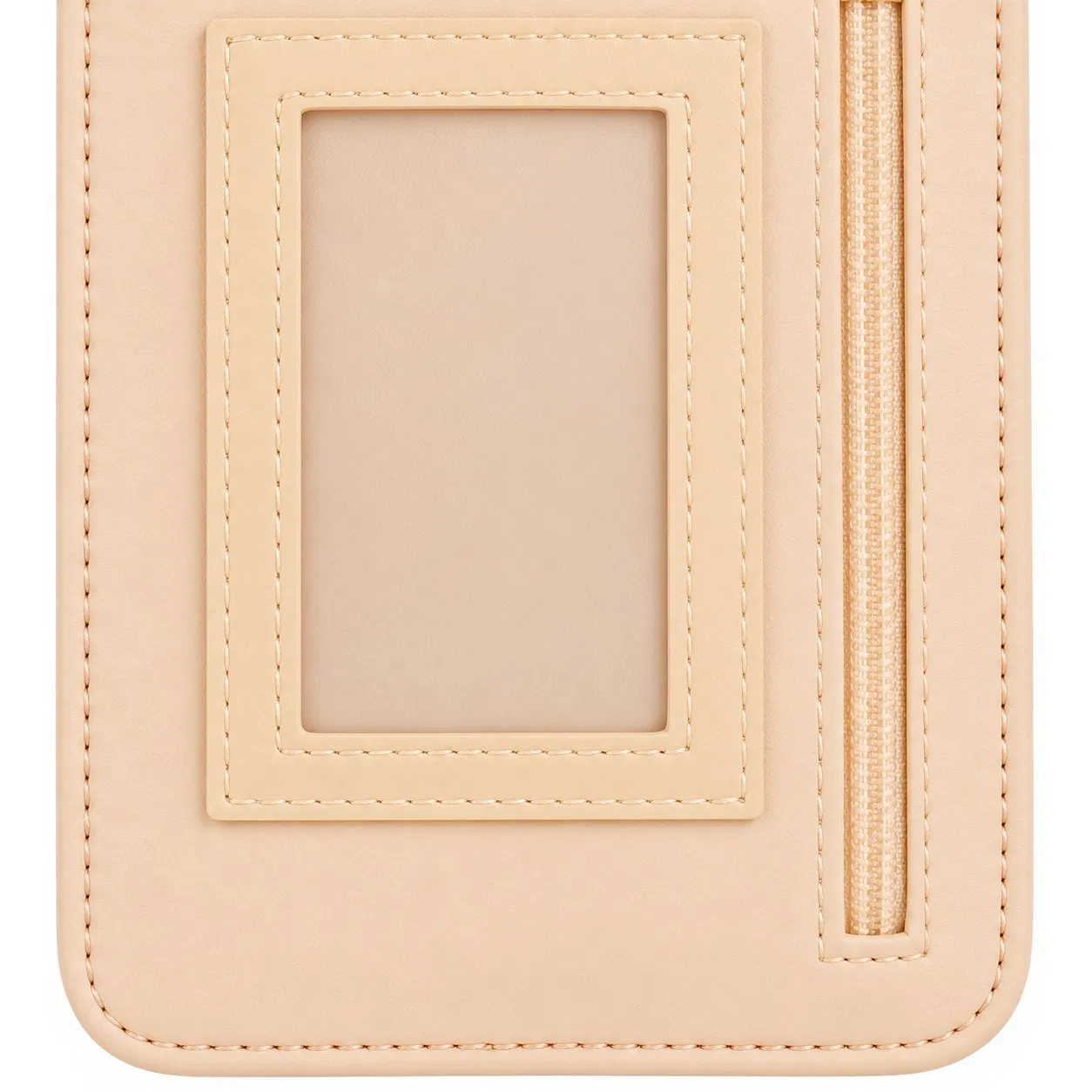 Custom Nylon Crossbody Phone Pouch with PU Trim Zipper and Card Slots for Daily Travel