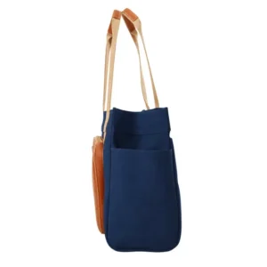 Custom Canvas Tennis Pickleball and Padel Racket Tote for Women with Large Capacity Sports Storage