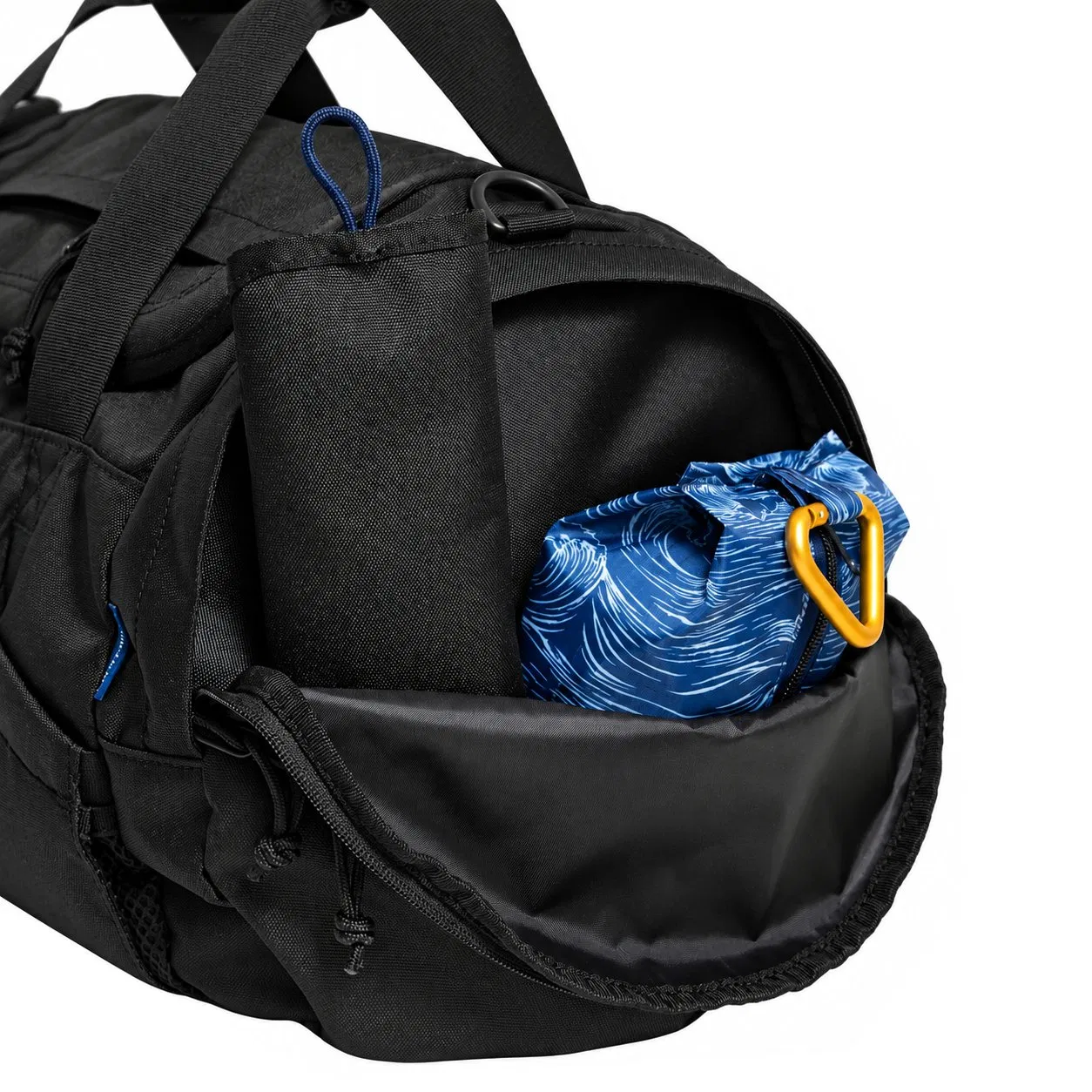 Custom Polyester Mini Duffle with Shoe Pocket and Adjustable Strap for Gym Swimming and Weekend Travel
