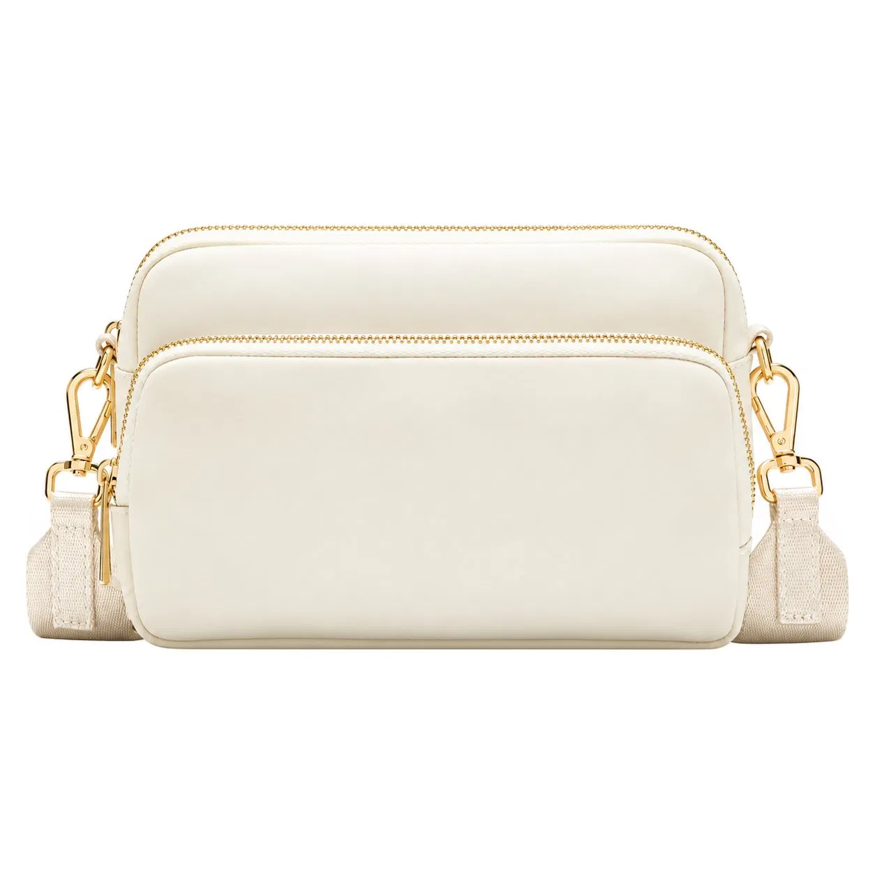 Custom Nylon Zipper Waist Belt Bag and Crossbody Chest Pouch for Outdoor Travel