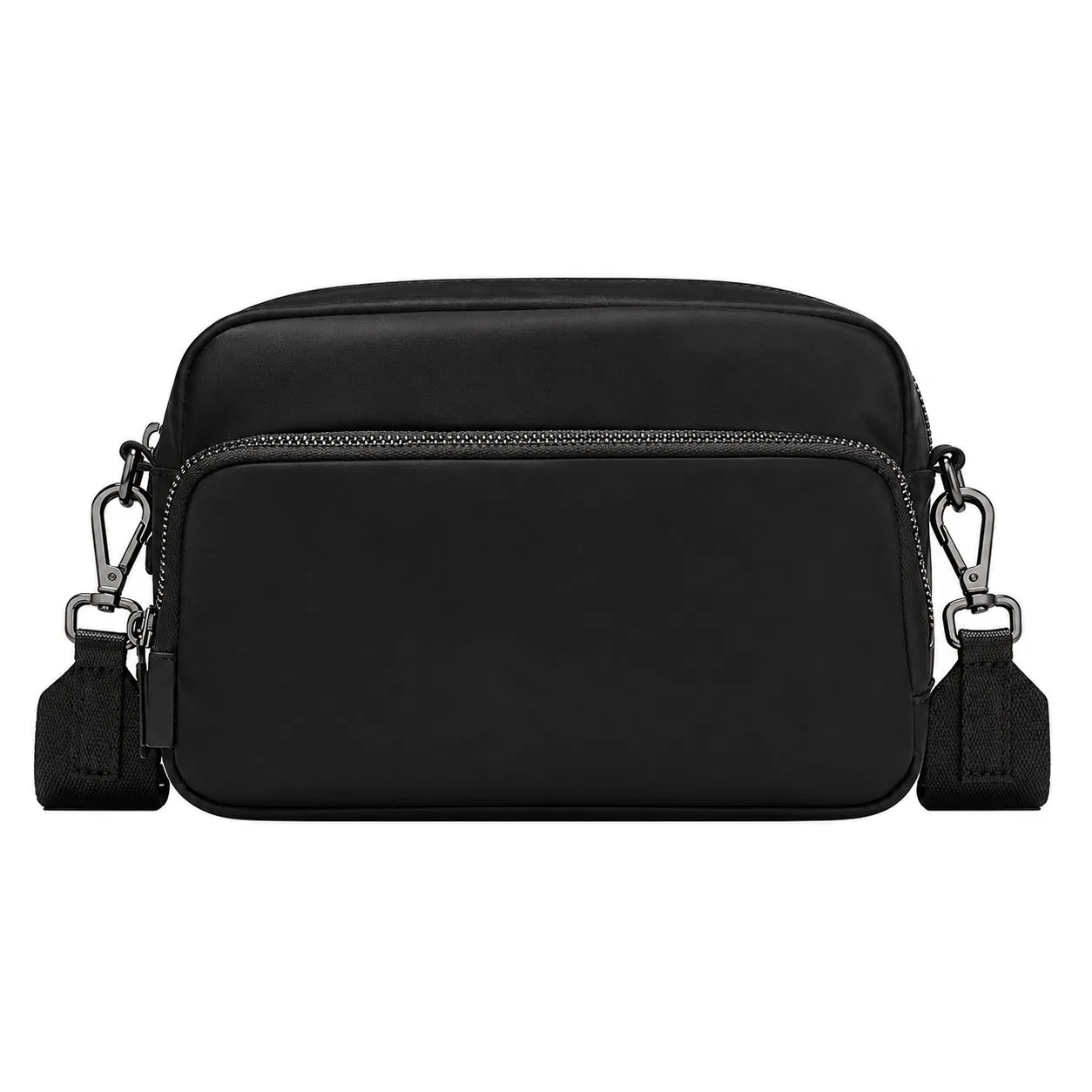 Custom Nylon Zipper Waist Belt Bag and Crossbody Chest Pouch for Outdoor Travel