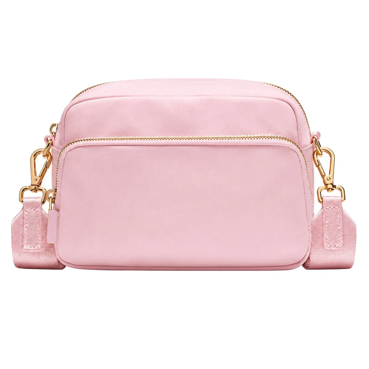 Custom Nylon Zipper Waist Belt Bag and Crossbody Chest Pouch for Outdoor Travel