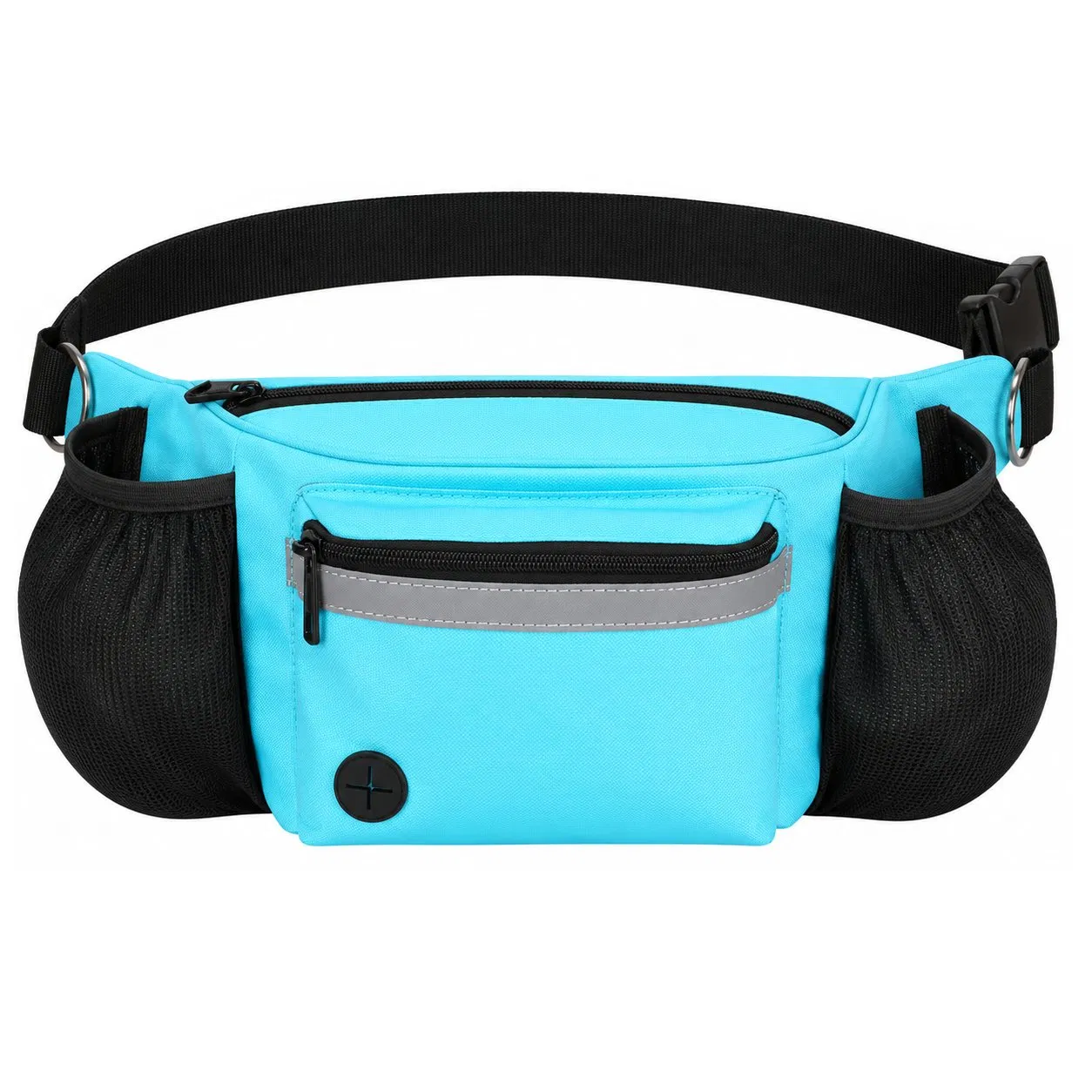 Custom Polyester Pet Treat Waist Pouch with Zipper and Walking Clip for Outdoor Training