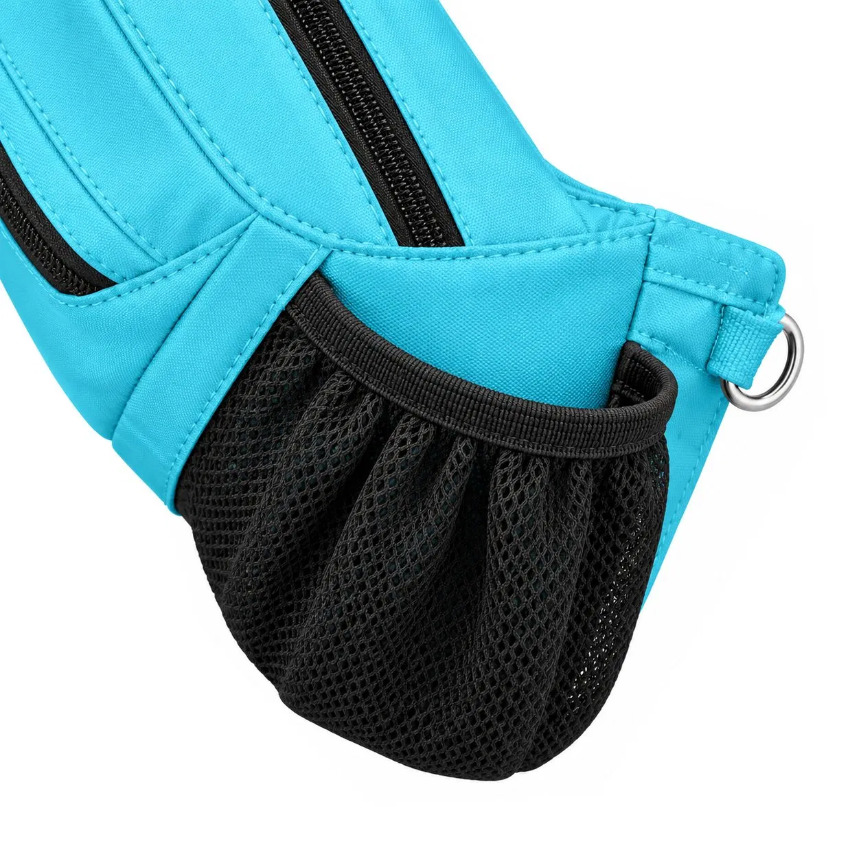 Custom Polyester Pet Treat Waist Pouch with Zipper and Walking Clip for Outdoor Training