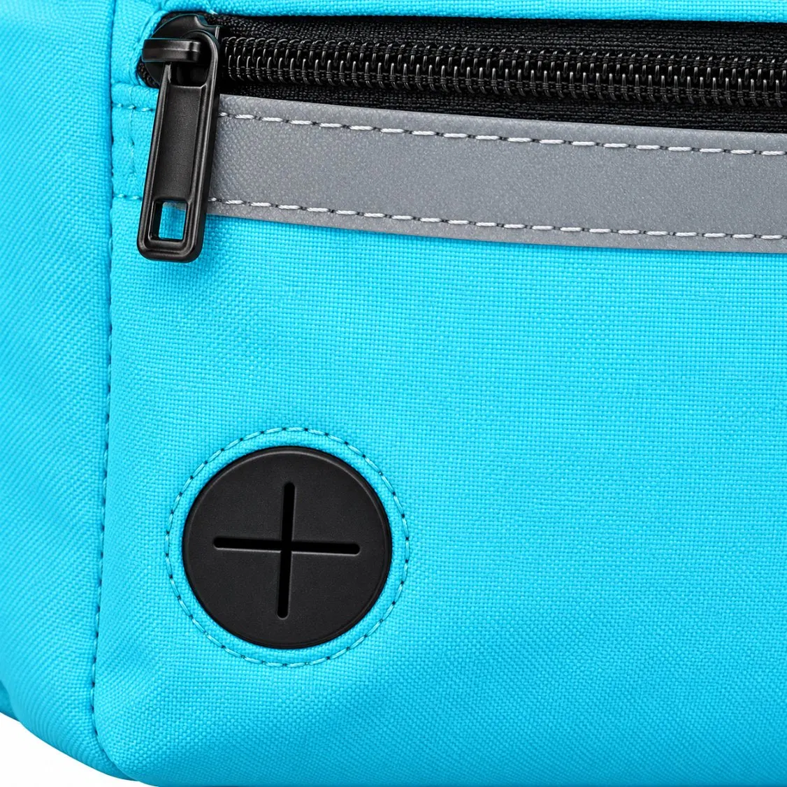 Custom Dog Treat Waist Bag with Bottle Pockets Poop Bag Dispenser Adjustable Belt and Crossbody Strap