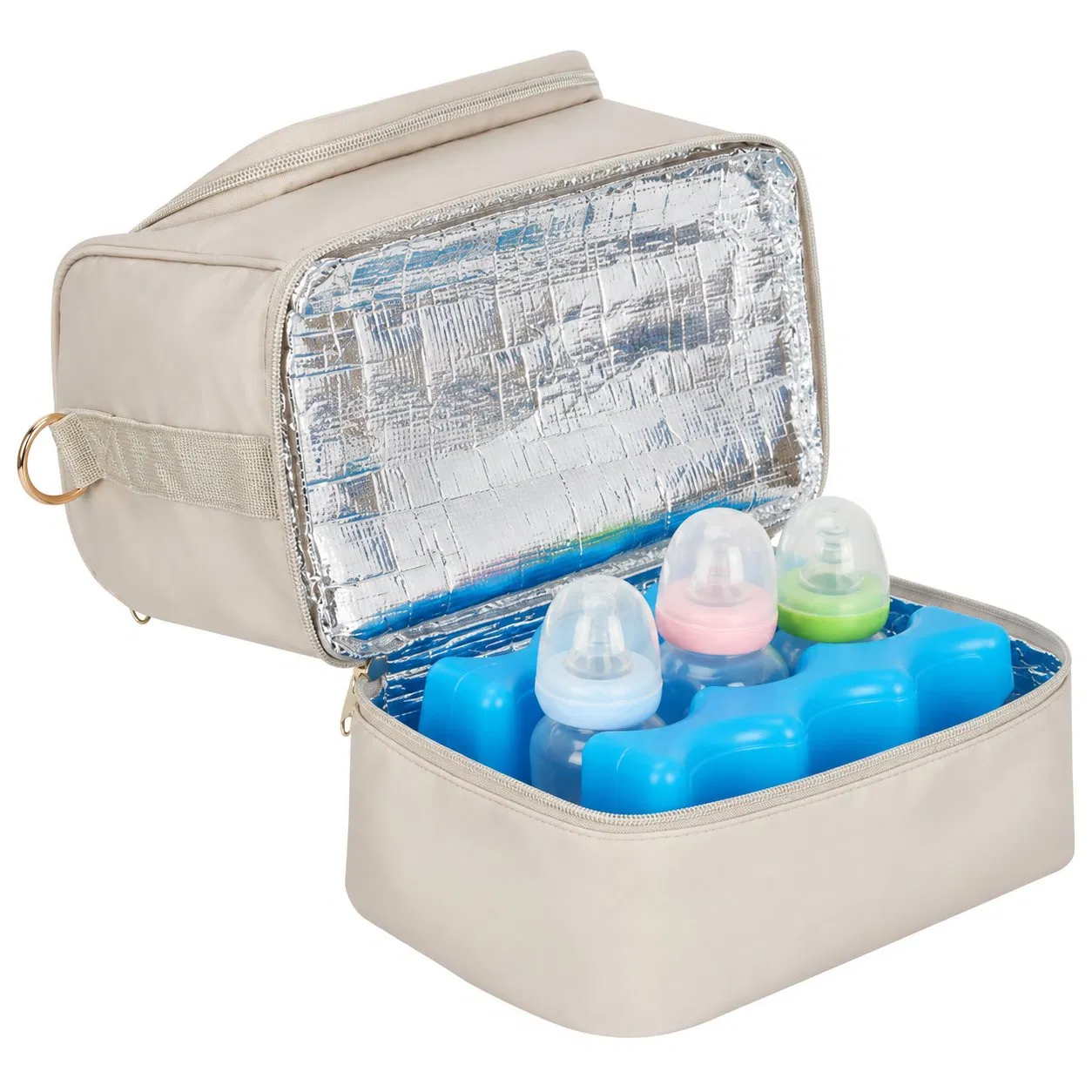 Custom Breast Pump Storage Backpack and Milk Cooler Bag with Zipper for Working Moms Outdoor Carry