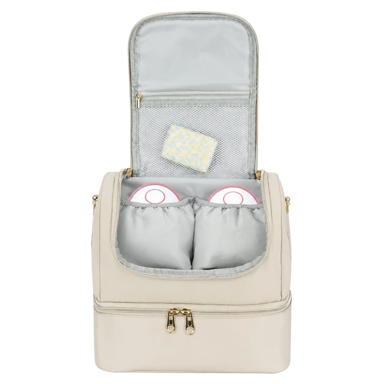 Custom Breast Pump Storage Backpack and Milk Cooler Bag with Zipper for Working Moms Outdoor Carry