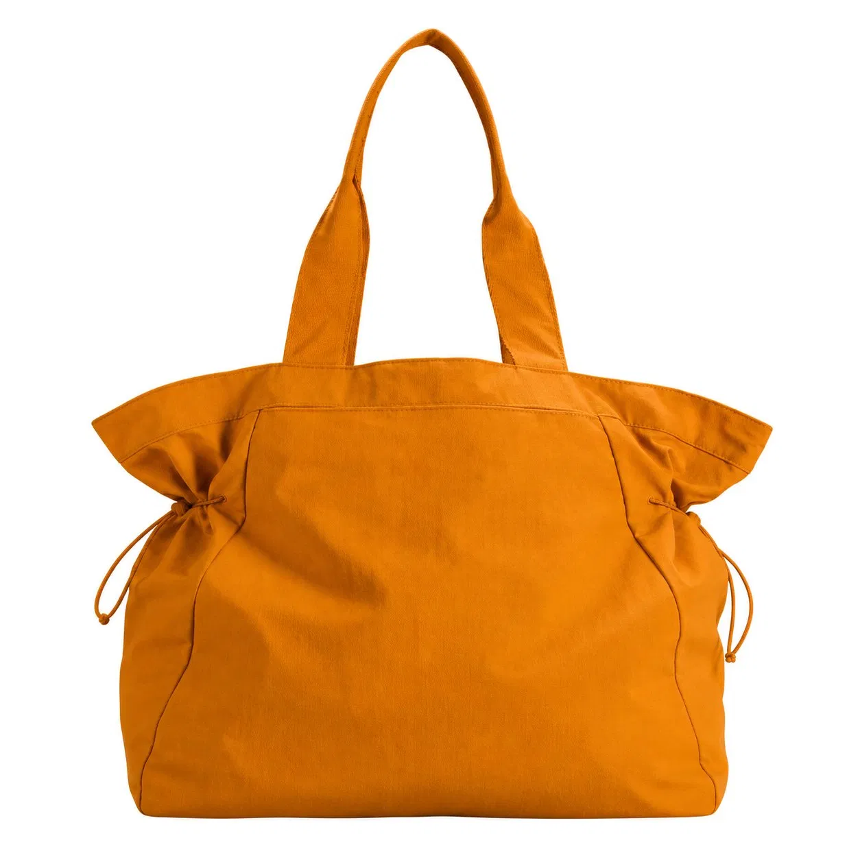 Custom 18L Side Cinch Shopper Tote with Zipper and Interior Pocket for Yoga Sports Travel and Shopping