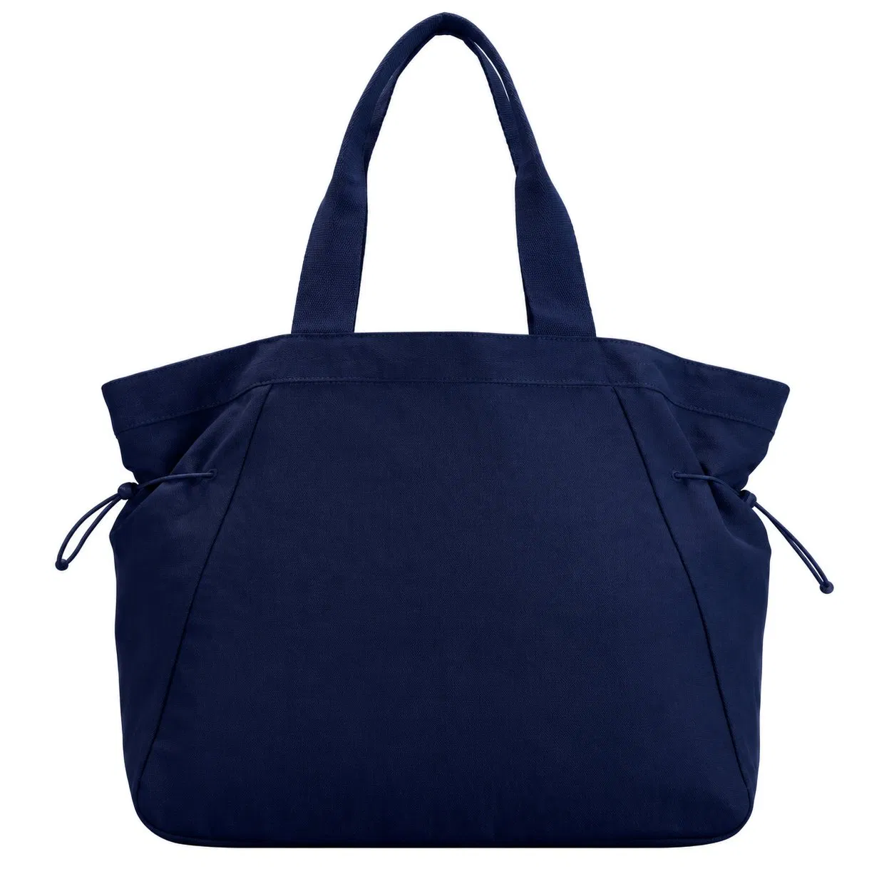 Custom 18L Side Cinch Shopper Tote with Zipper and Interior Pocket for Yoga Sports Travel and Shopping