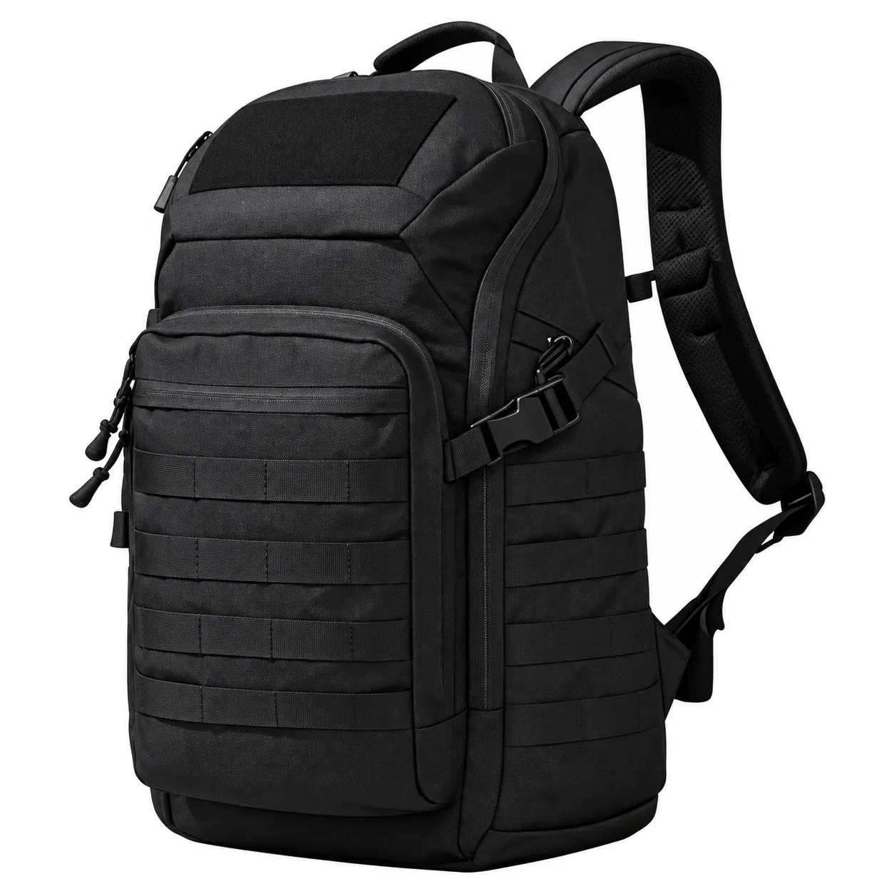 Custom 32L Oxford Polyester Tactical Hiking Backpack for Men with Zipper Compartments and Soft Handle