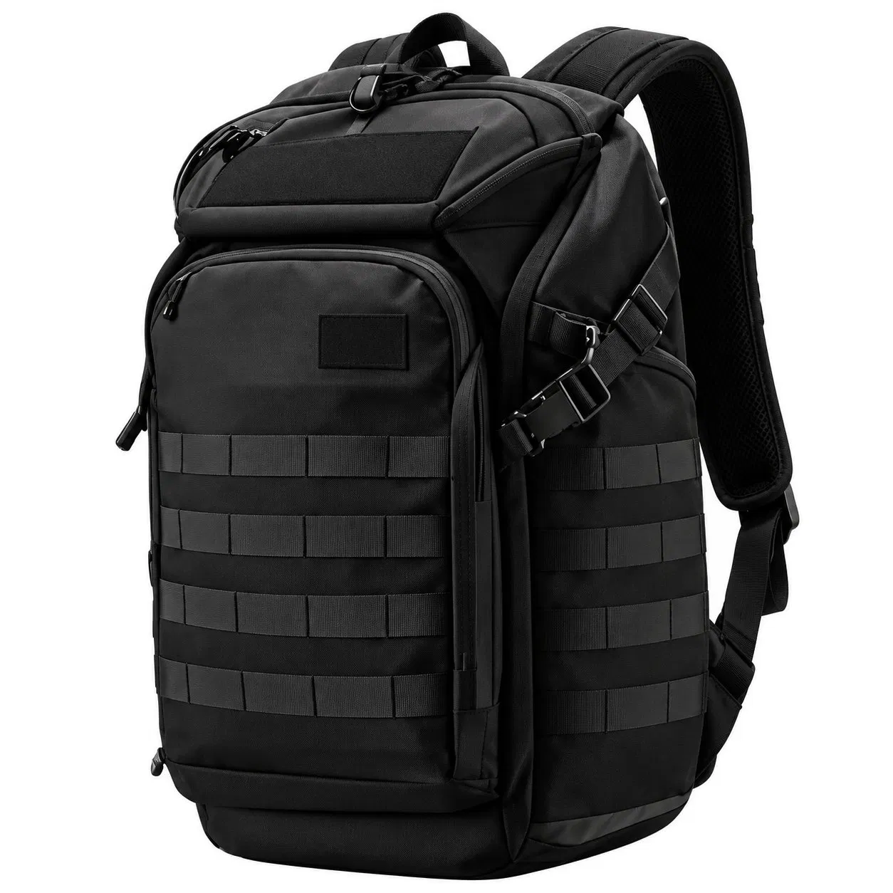 Custom 32L Oxford Polyester Tactical Hiking Backpack for Men with Zipper Compartments and Soft Handle