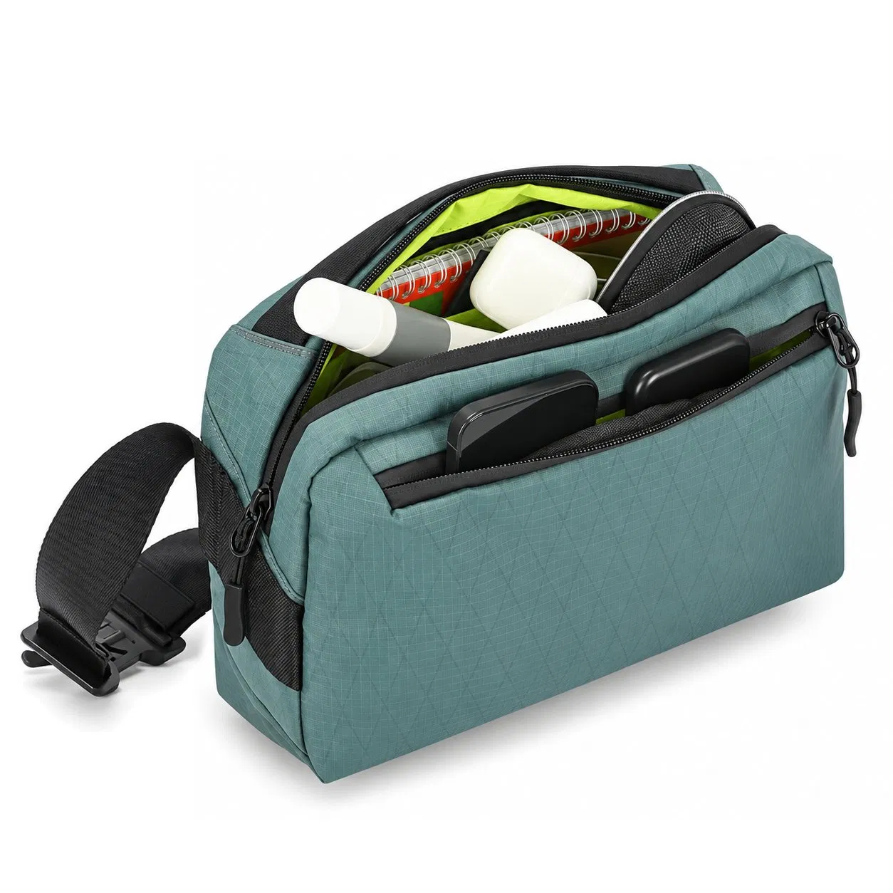 Custom Nylon Travel Cable Organizer and Electronic Carry Pouch for Men Daily Work Business and Outdoor Use